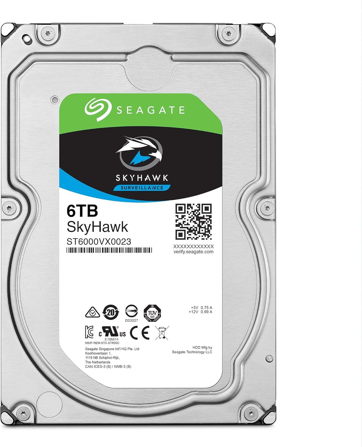 Seagate SkyHawk 6TB ST6000VX0023 Hard Drive